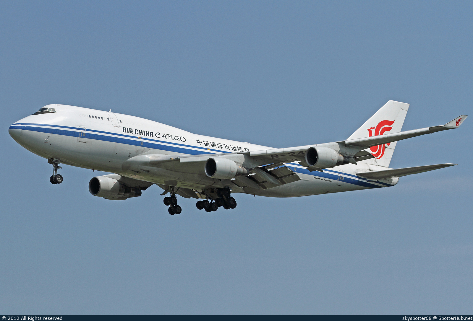 Photo of B-2455 - Boeing 747-412(BCF) operated by Air China Cargo