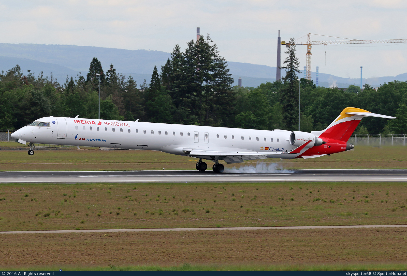 Photo of EC-MJQ - Bombardier CRJ-1000 operated by Iberia Regional (opb Air Nostrum)