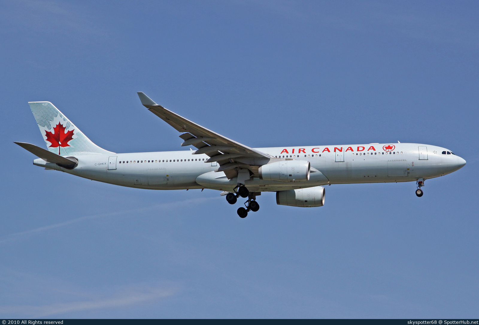 Photo of C-GHKX - Airbus A330-343 operated by Air Canada