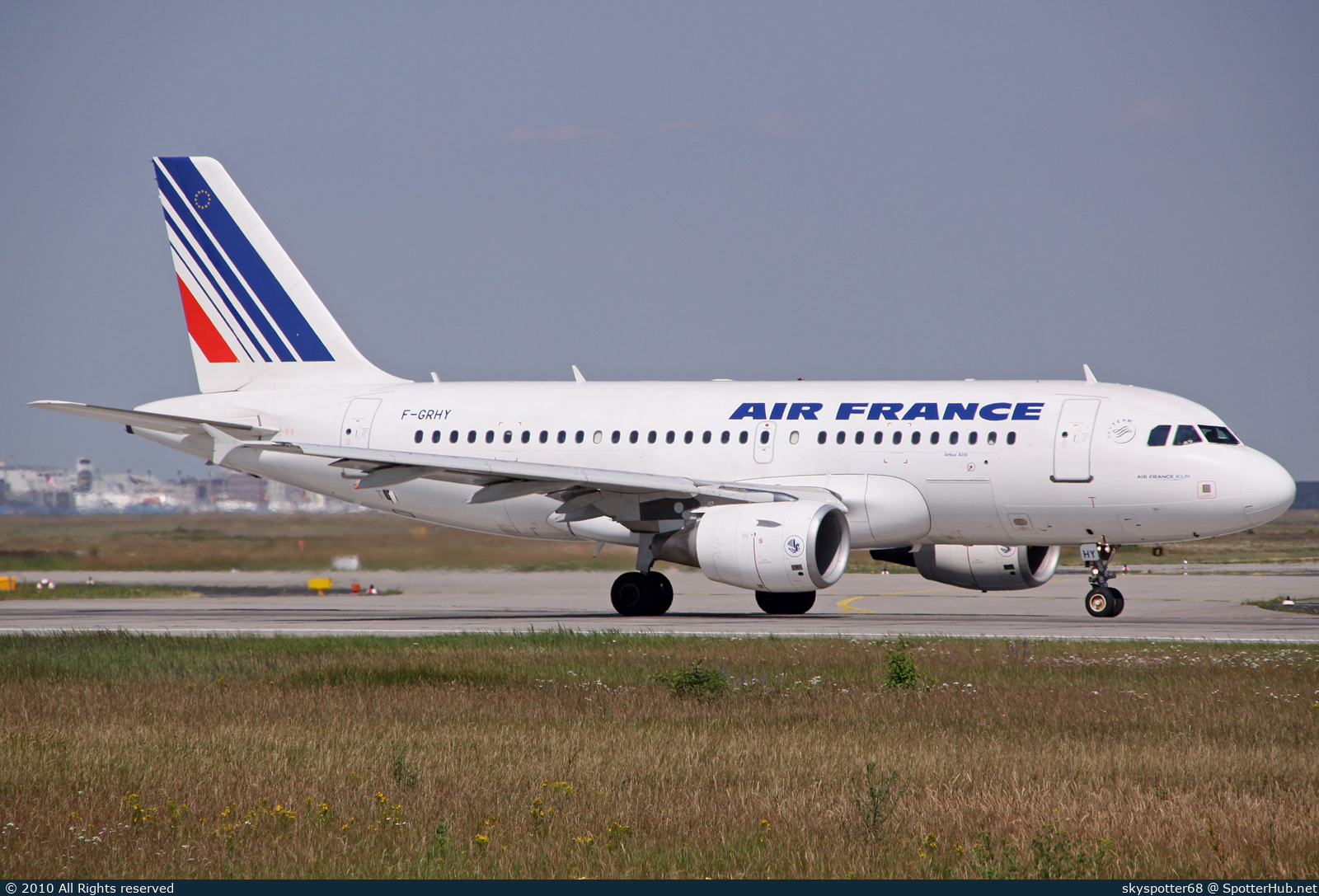 Photo of F-GRHY - Airbus A319-111 operated by Air France