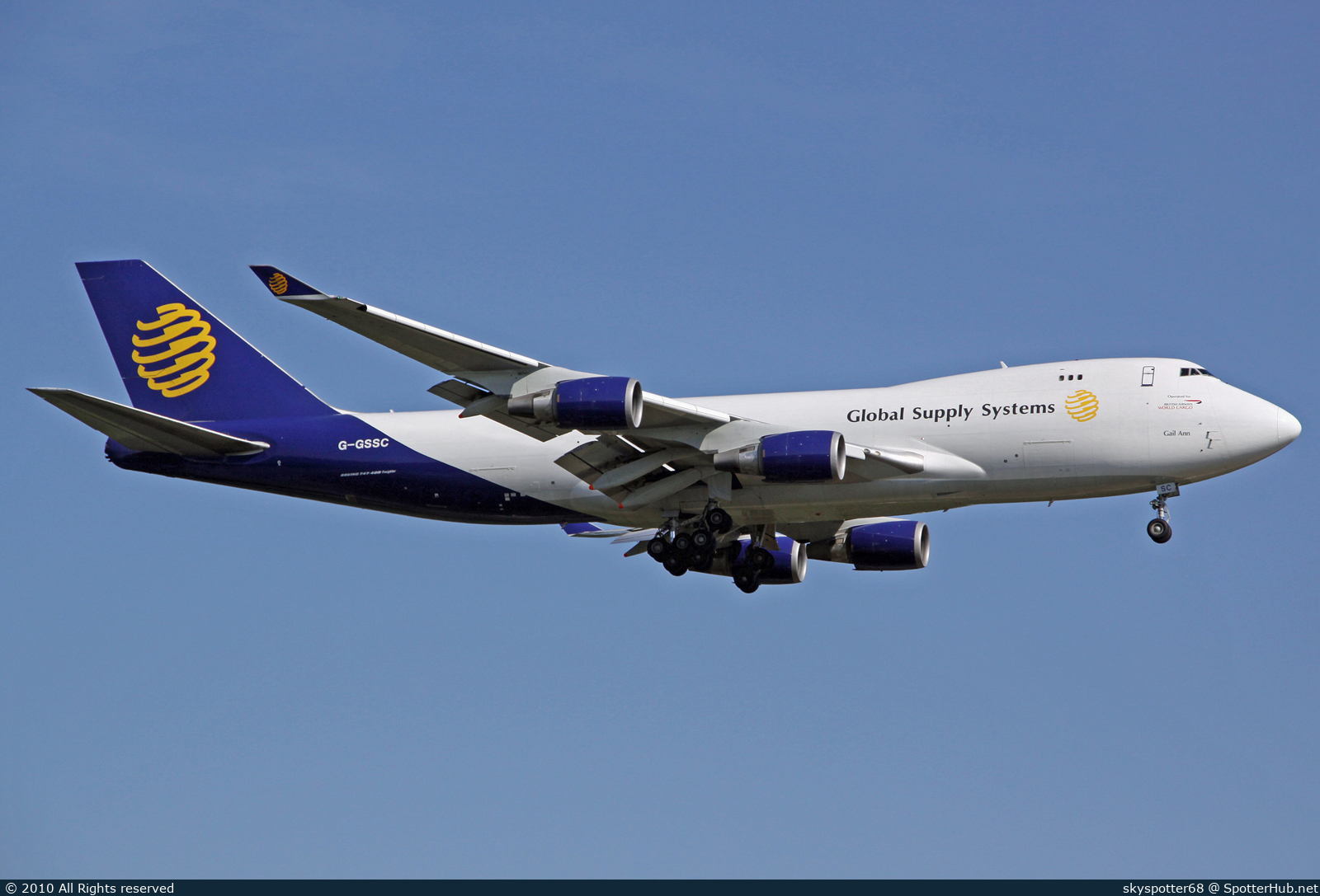 Photo of G-GSSC - Boeing 747-47UF operated by British Airways World Cargo (opb Global Supply Systems)
