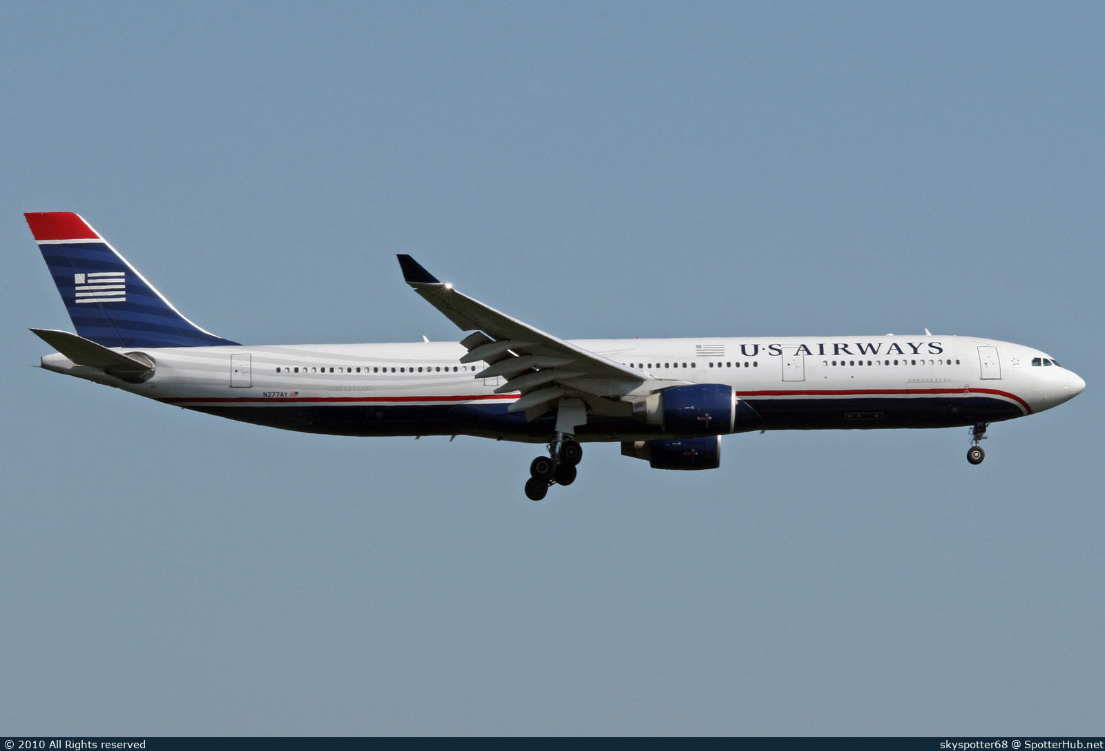 Photo of N277AY - Airbus A330-323 operated by US Airways