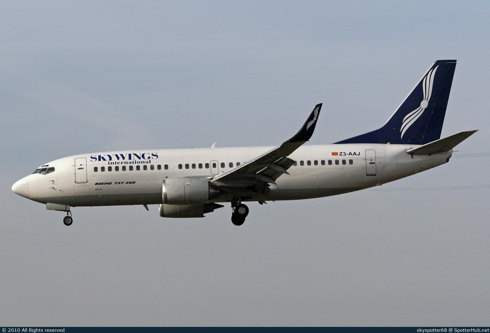 Photo of Z3-AAJ - Boeing 737-33A operated by Skywings International