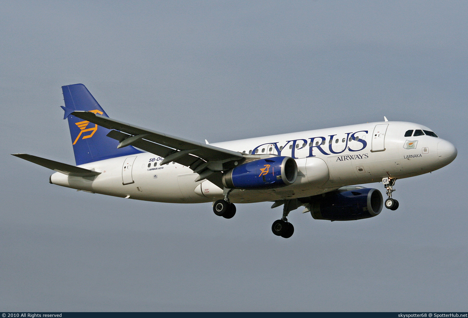 Photo of 5B-DCF - Airbus A319-132 operated by Cyprus Airways