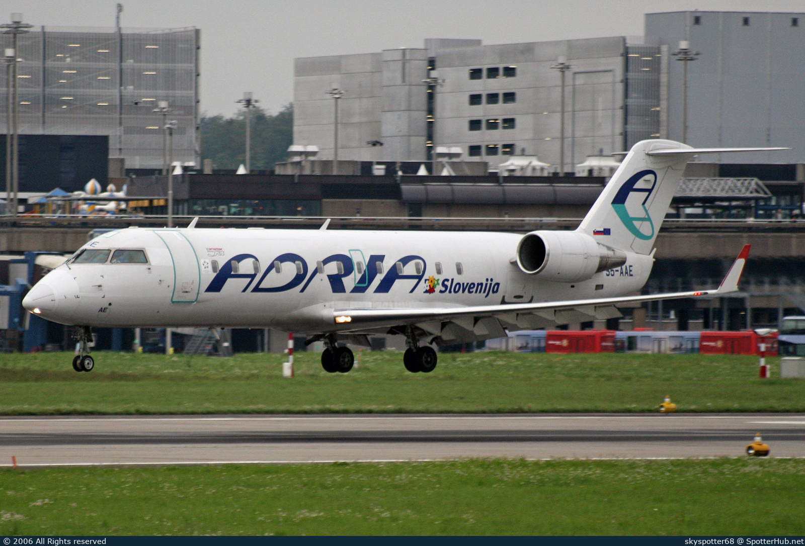 Photo of S5-AAE - Bombardier CRJ-200LR operated by Adria Airways