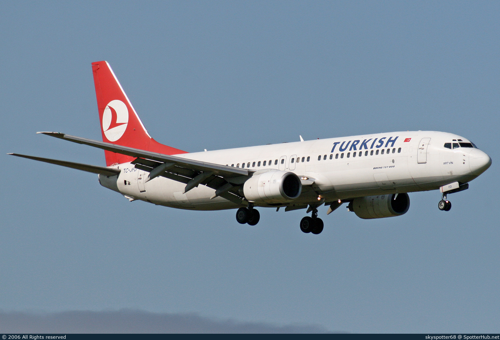 Photo of TC-JFD - Boeing 737-8F2 operated by Turkish Airlines