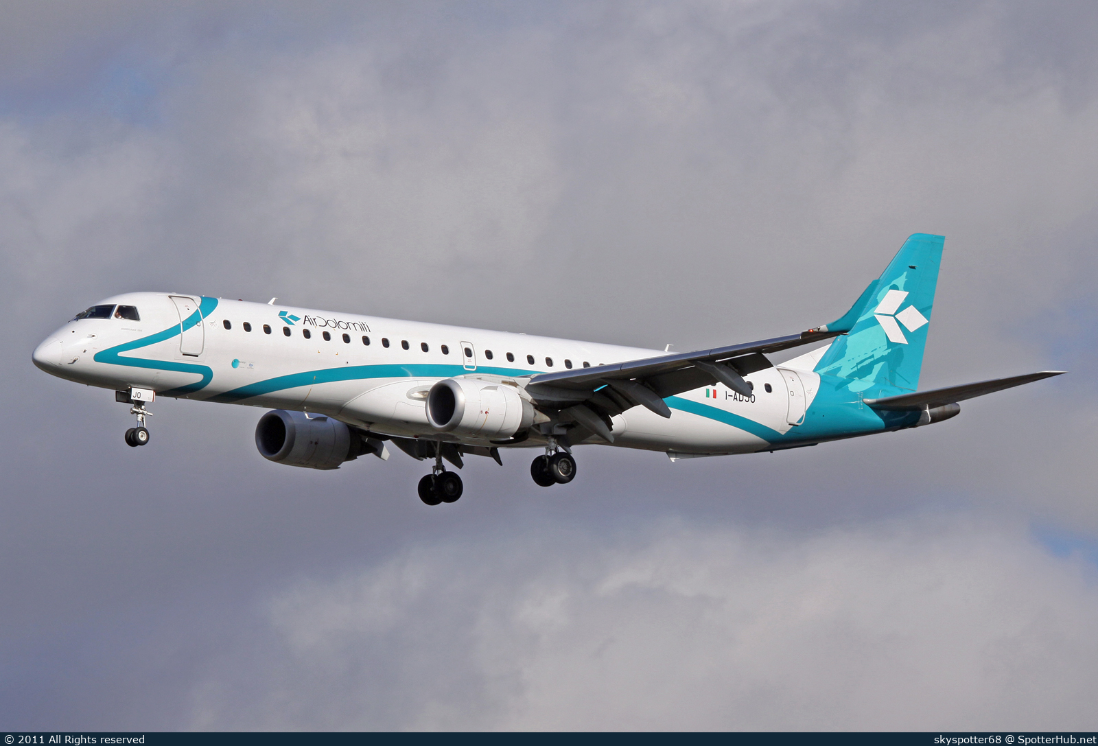 Photo of I-ADJO - Embraer ERJ-195LR operated by Air Dolomiti