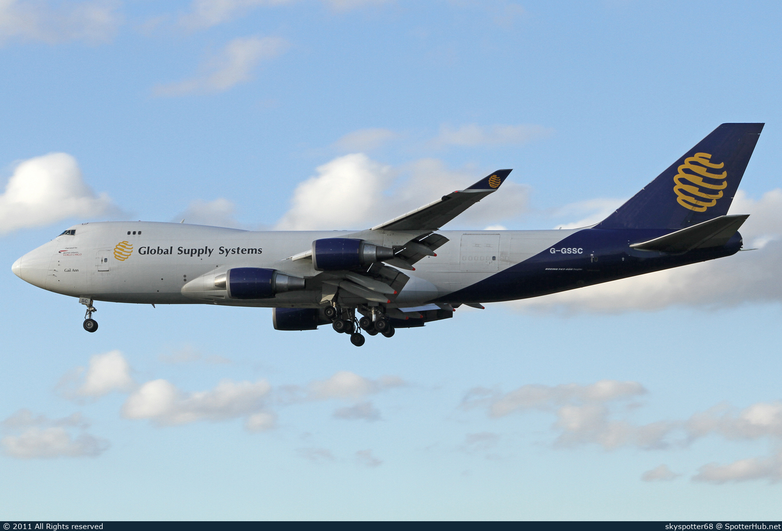 Photo of G-GSSC - Boeing 747-47UF operated by British Airways World Cargo (opb Global Supply Systems)