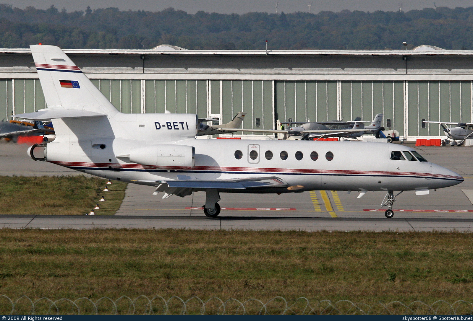 Photo of D-BETI - Dassault Falcon 50EX operated by Würth Aviation