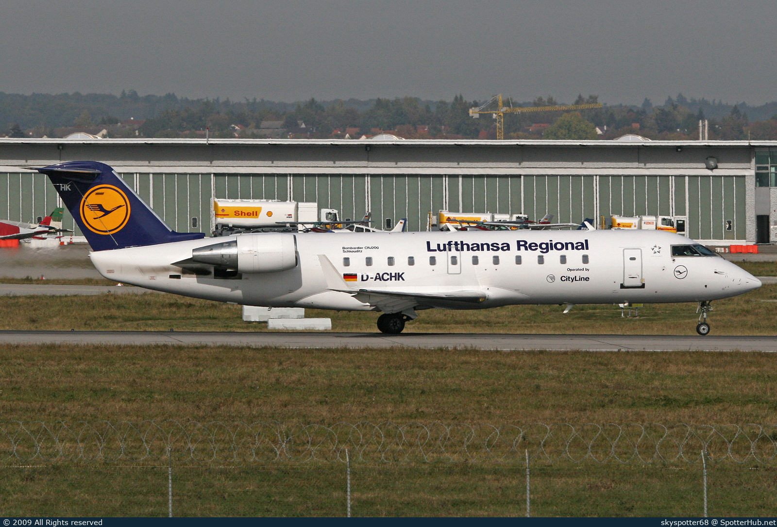 Photo of D-ACHK - Bombardier CRJ-200LR operated by Lufthansa CityLine