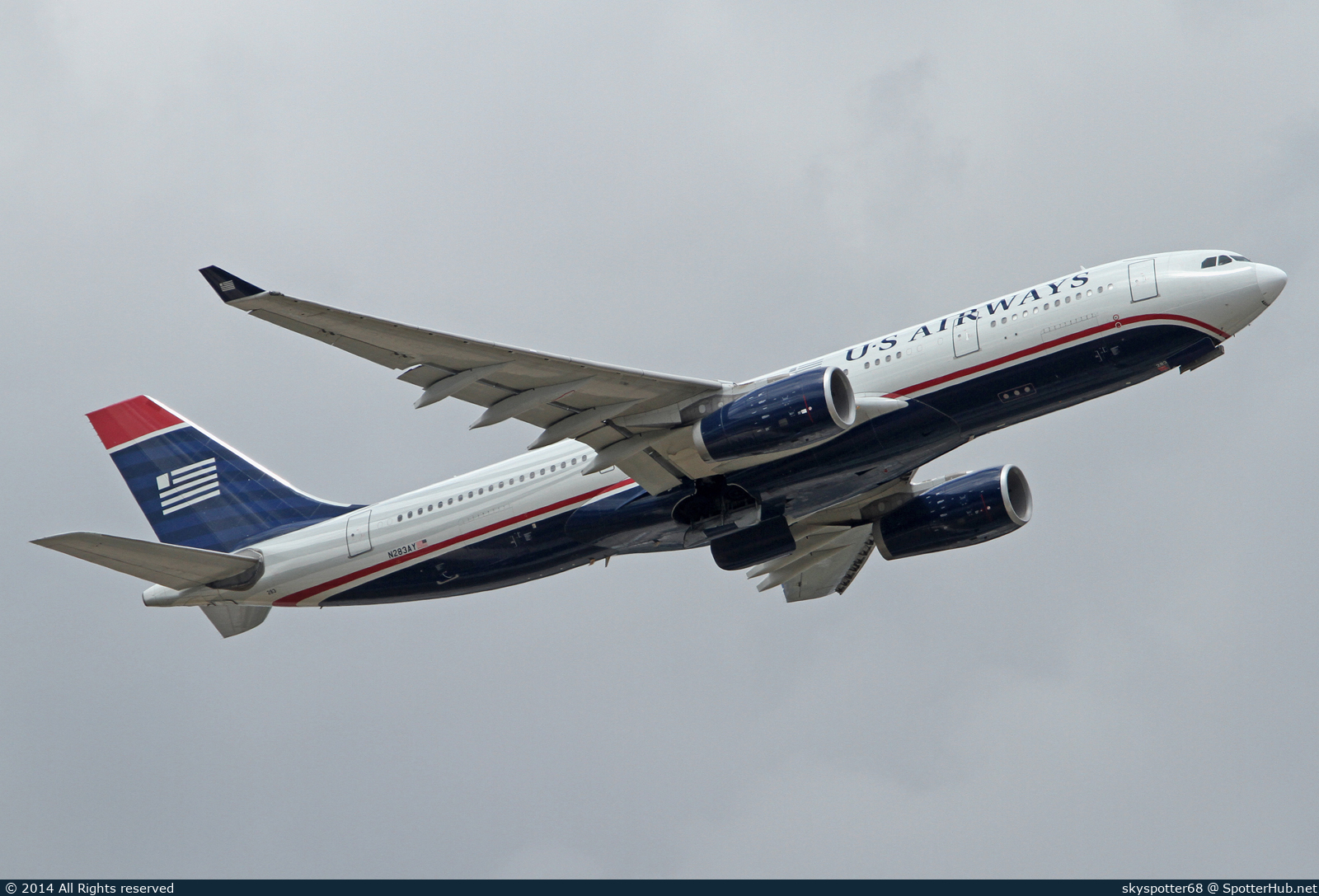 Photo of N283AY - Airbus A330-243 operated by US Airways