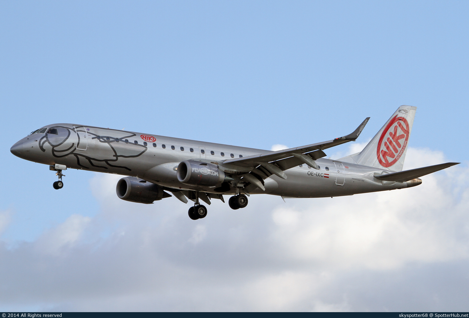 Photo of OE-IXC - Embraer ERJ-190LR operated by Niki