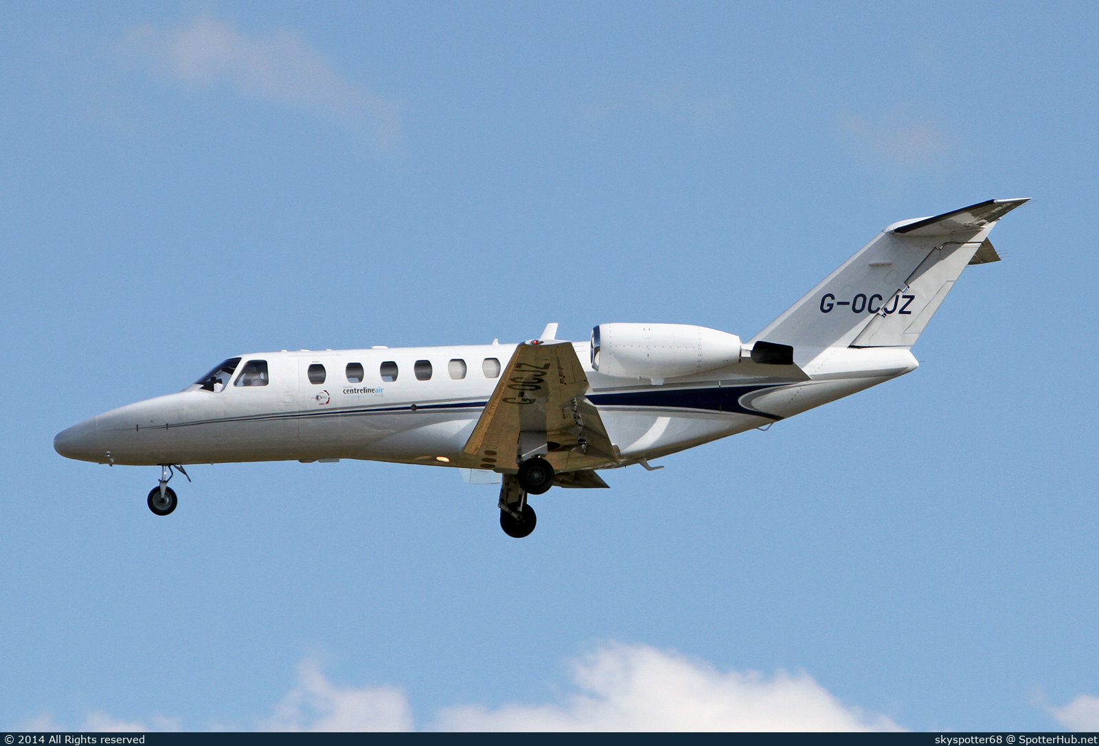 Photo of G-OCJZ - Cessna 525A CitationJet CJ2 operated by Centreline Aviation