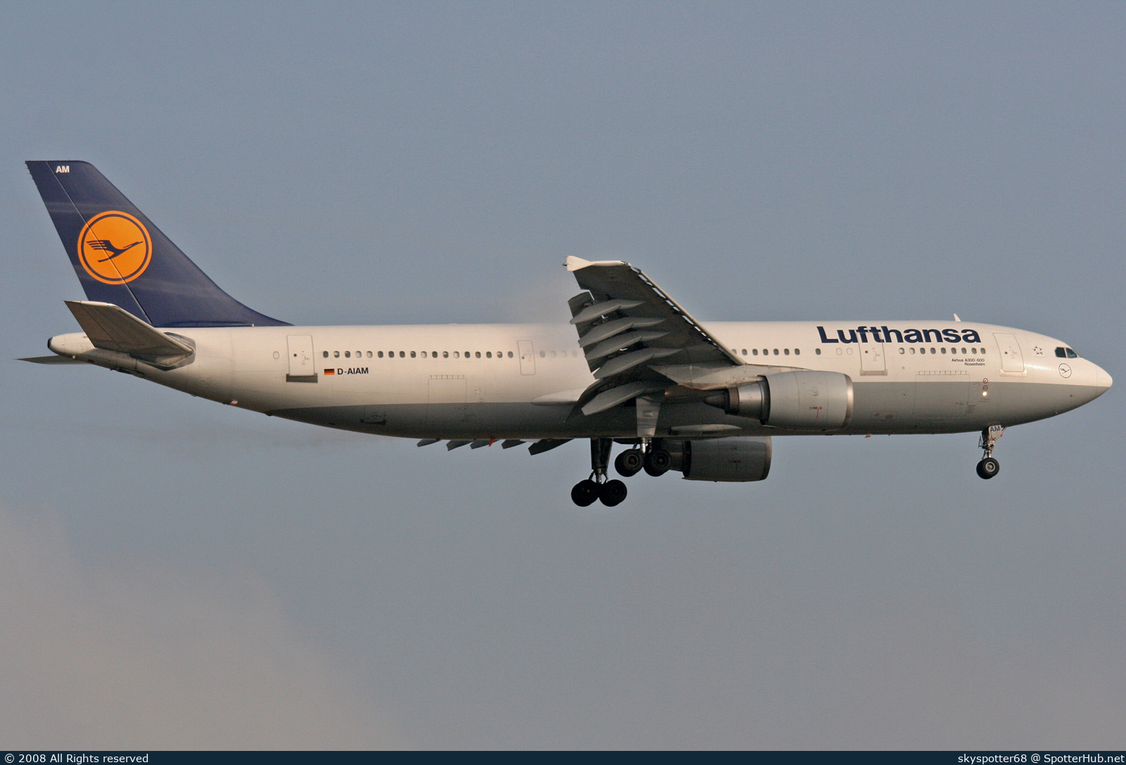 Photo of D-AIAM - Airbus A300B4-603 operated by Lufthansa
