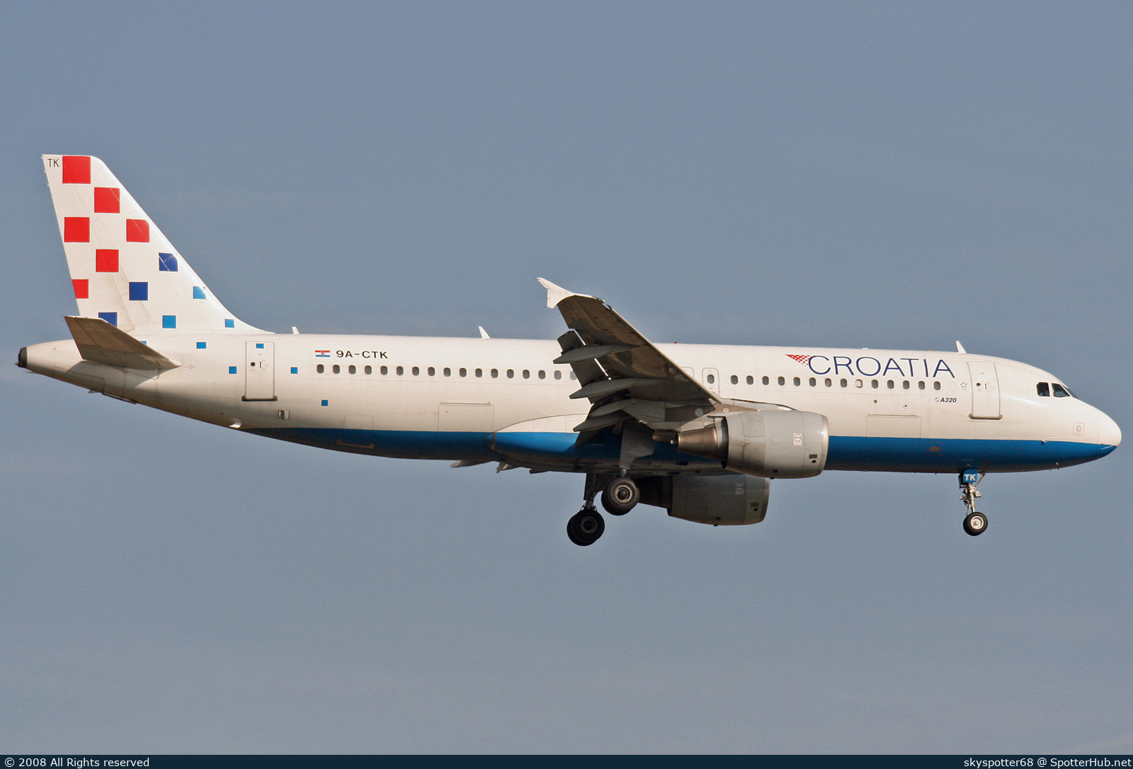 Photo of 9A-CTK - Airbus A320-214 operated by Croatia Airlines