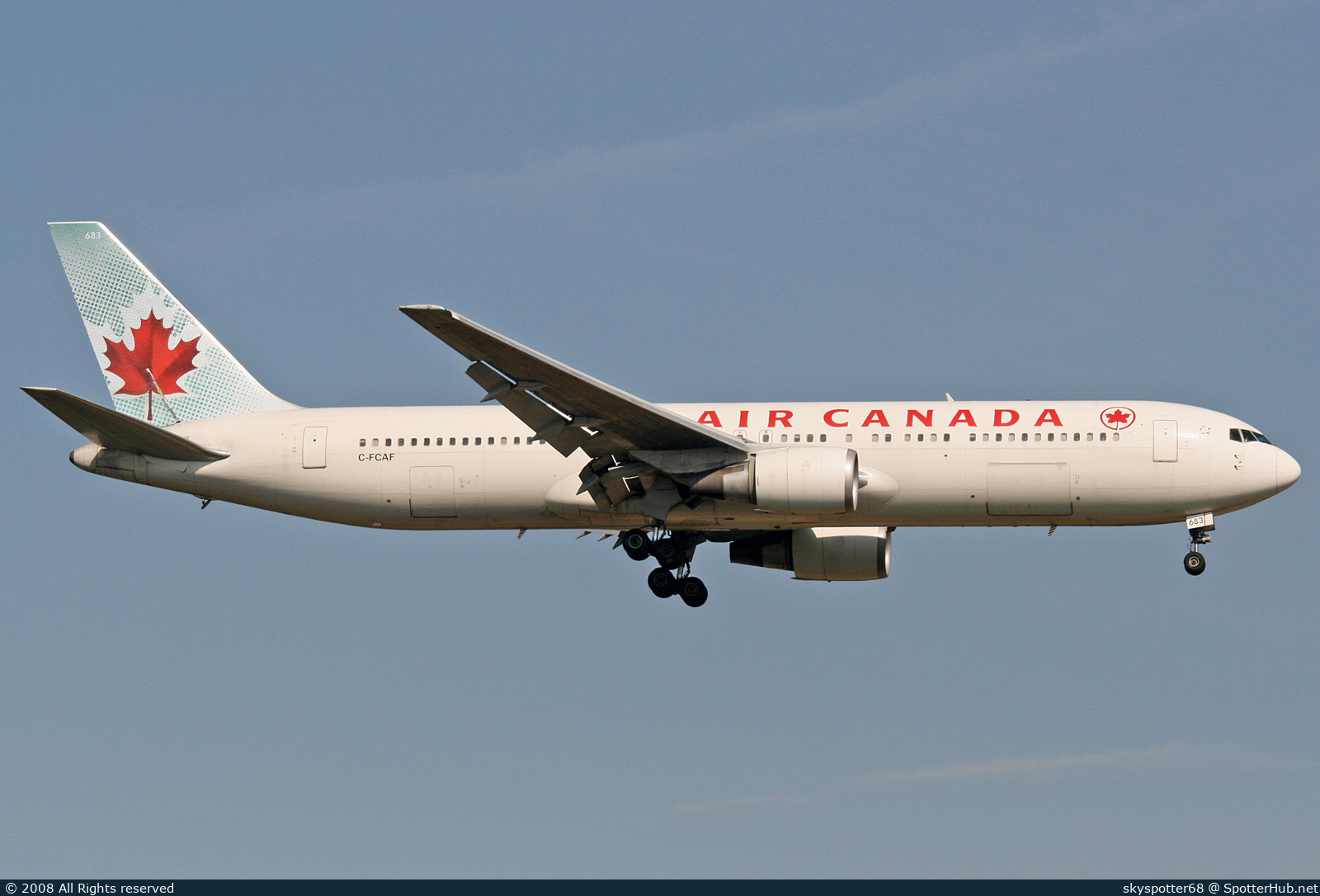 Photo of C-FCAF - Boeing 767-375(ER) operated by Air Canada