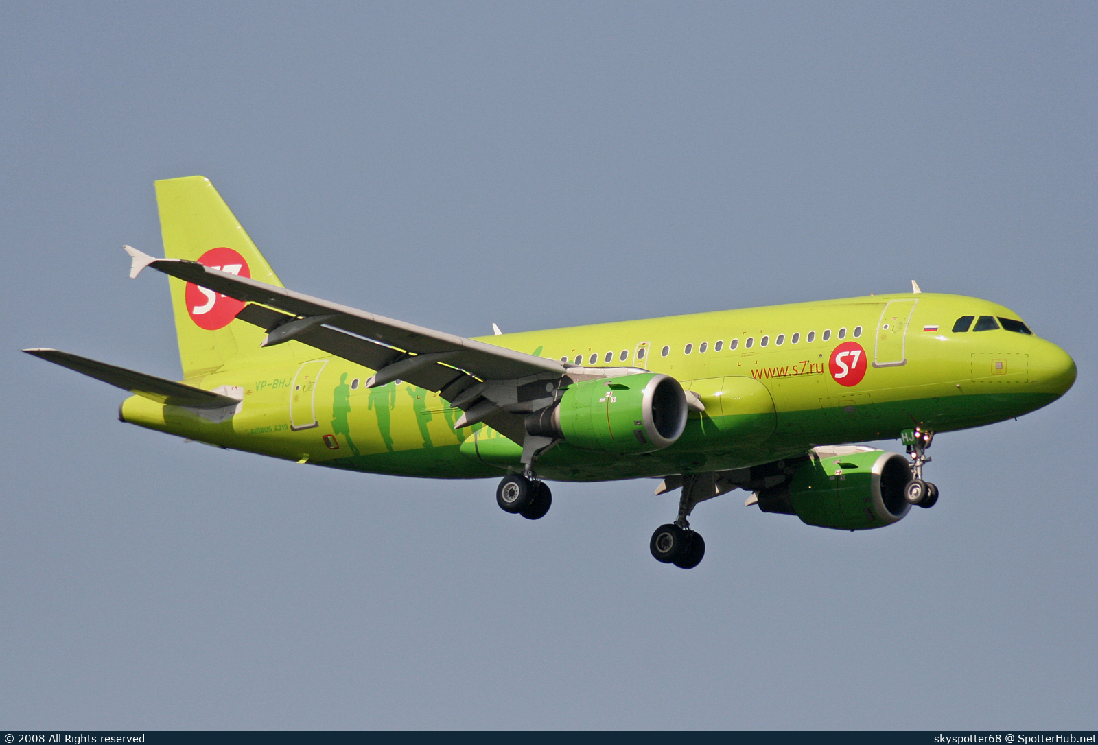 Photo of VP-BHJ - Airbus A319-114 operated by S7 Airlines