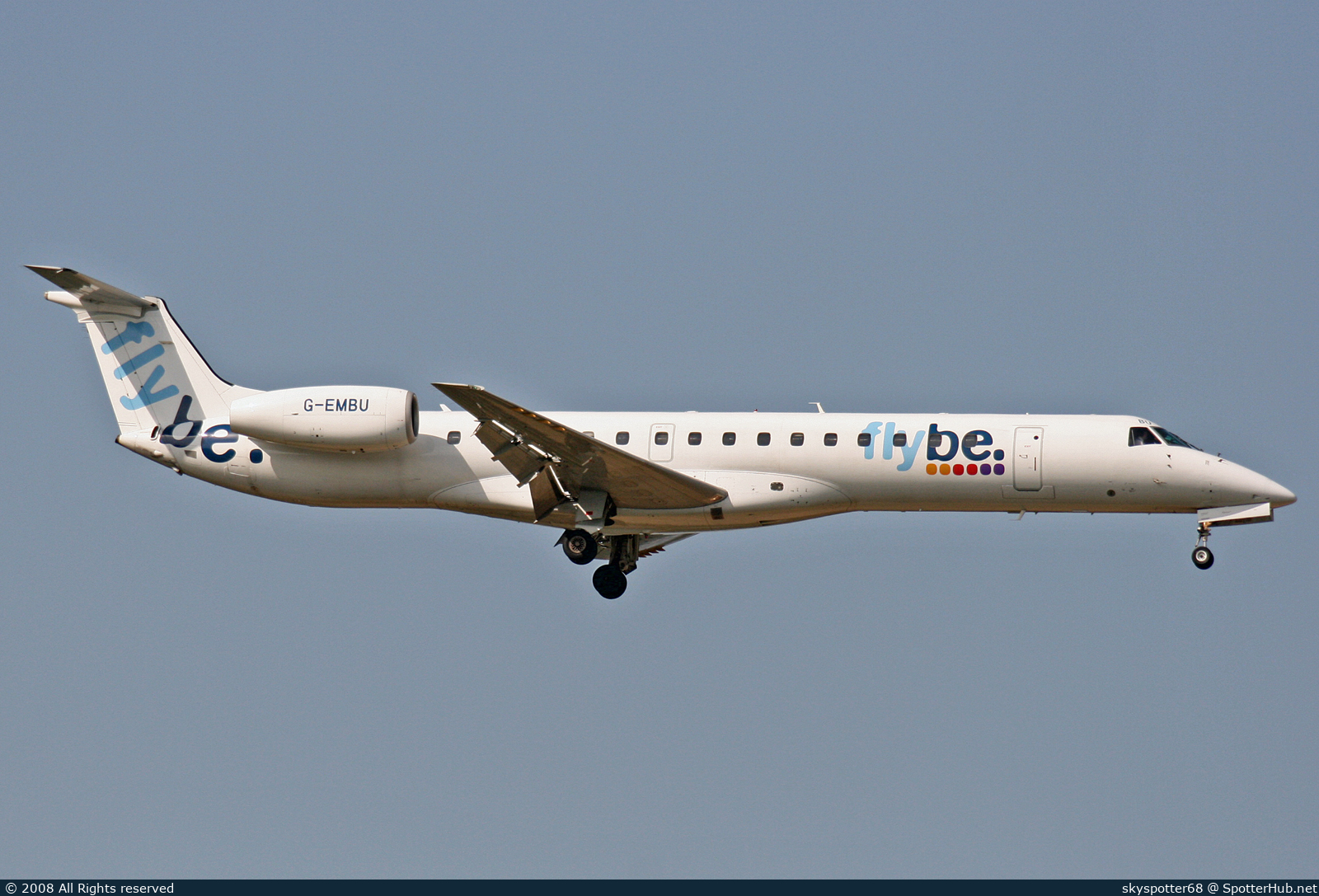 Photo of G-EMBU - Embraer ERJ-145EU operated by flybe