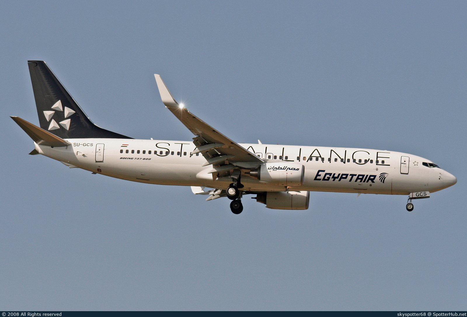 Photo of SU-GCS - Boeing 737-866 operated by Egyptair