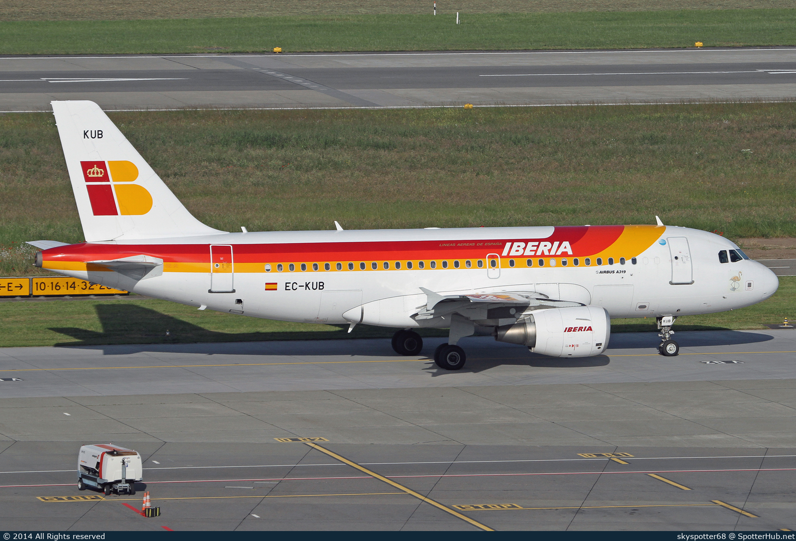 Photo of EC-KUB - Airbus A319-111 operated by Iberia