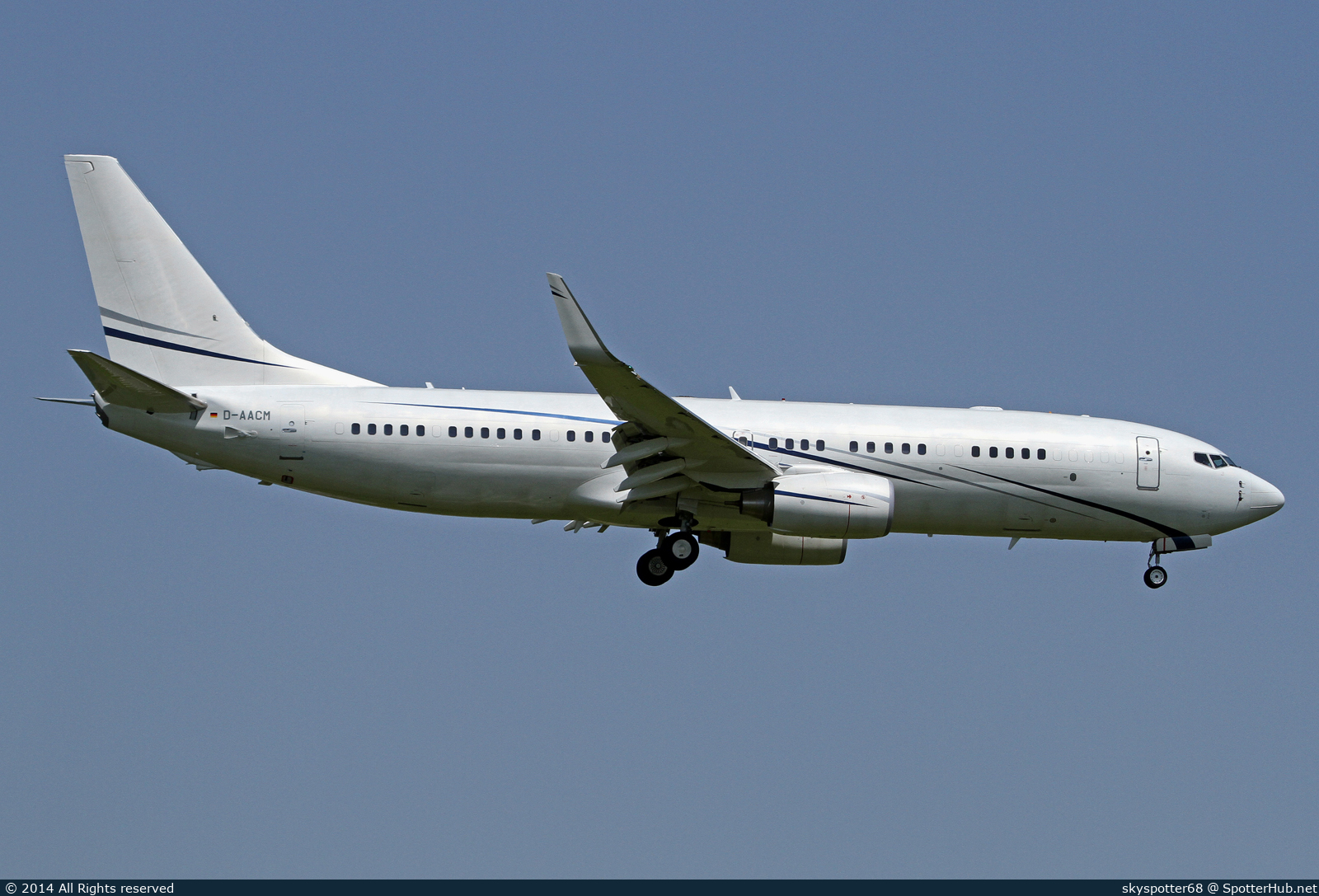Photo of D-AACM - Boeing 737-8JM(BBJ2) operated by ACM Air Charter