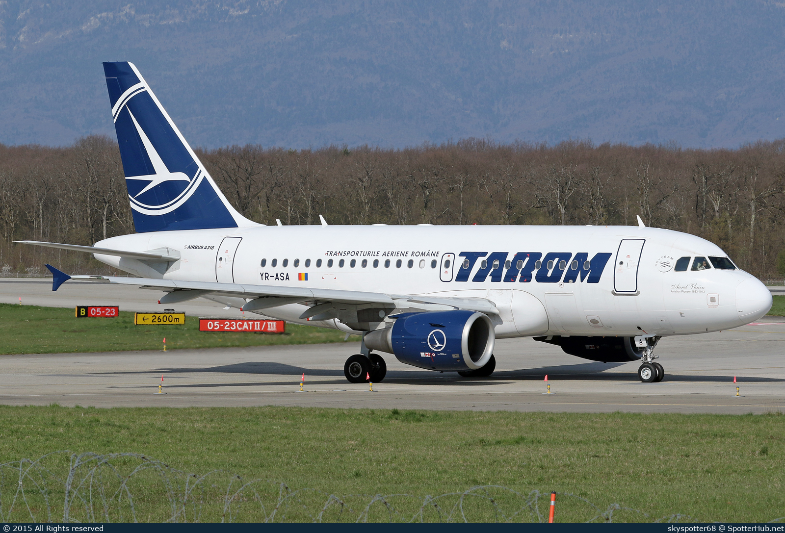 Photo of YR-ASA - Airbus A318-111 operated by Tarom - Romanian Air Transport