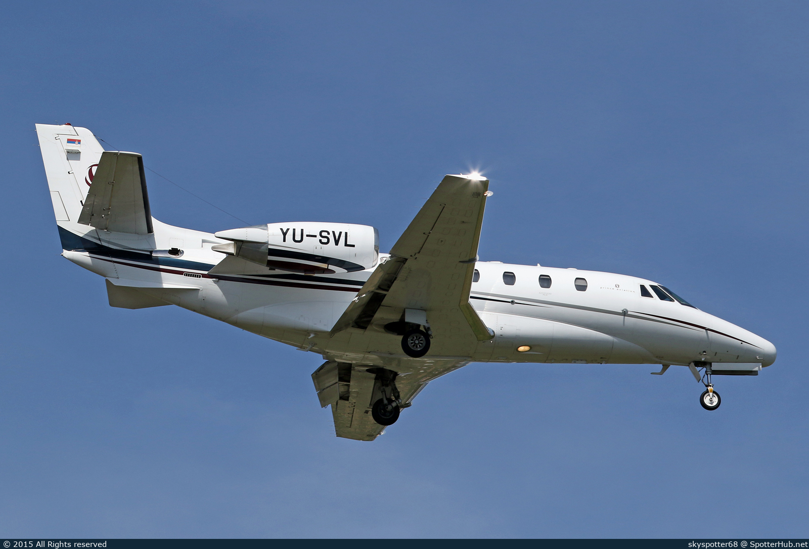 Photo of YU-SVL - Cessna 560XL Citation XLS operated by Prince Aviation