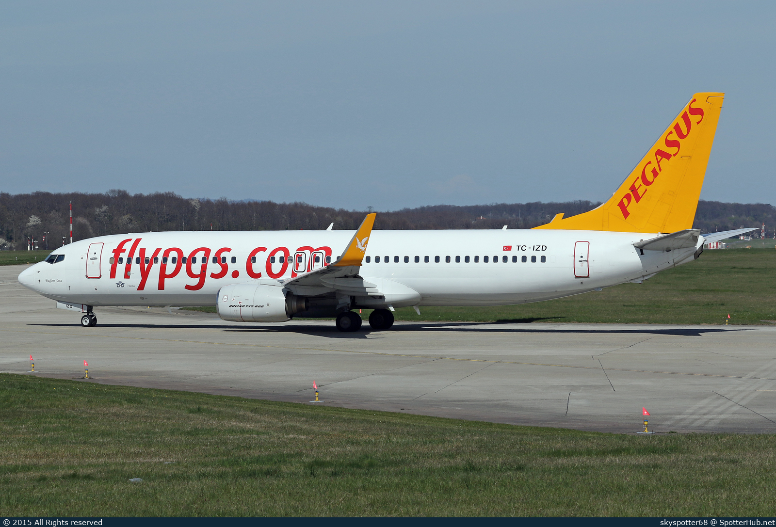 Photo of TC-IZD - Boeing 737-83N operated by Pegasus Airlines