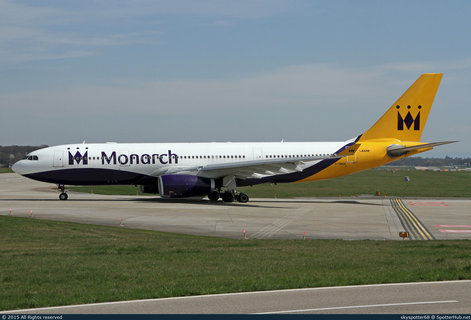 Photo of G-SMAN - Airbus A330-243 operated by Monarch Airlines