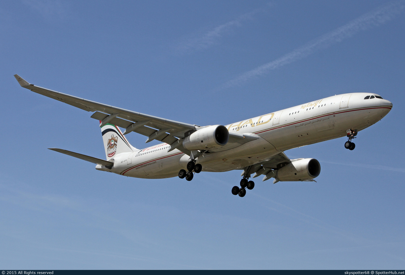Photo of A6-AFB - Airbus A330-343 operated by Etihad Airways