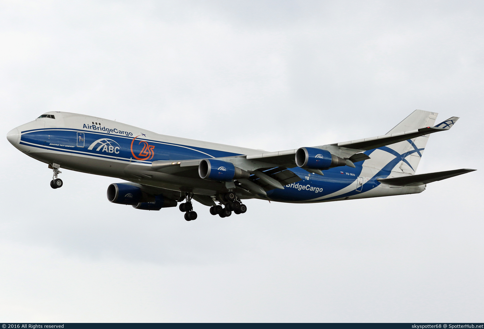 Photo of VQ-BUU - Boeing 747-4EVF(ER) operated by AirBridgeCargo Airlines