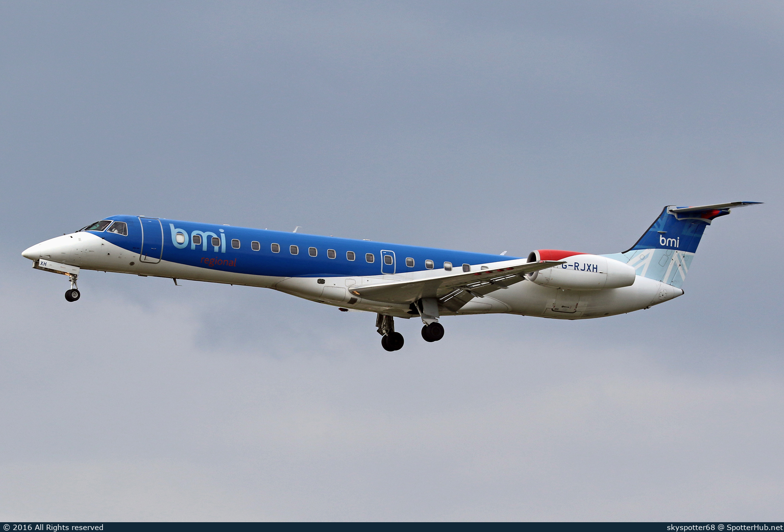 Photo of G-RJXH - Embraer ERJ-145EP operated by bmi Regional