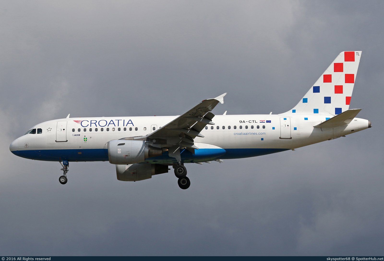 Photo of 9A-CTL - Airbus A319-112 operated by Croatia Airlines