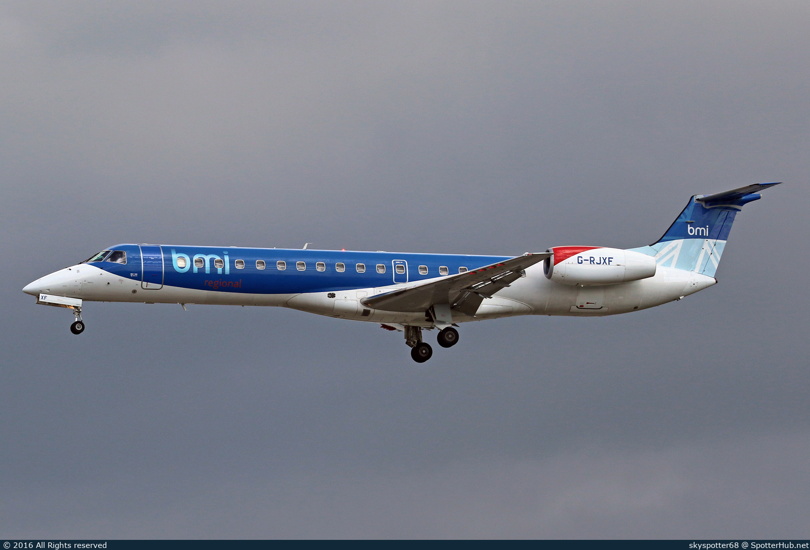 Photo of G-RJXF - Embraer ERJ-145EP operated by bmi Regional
