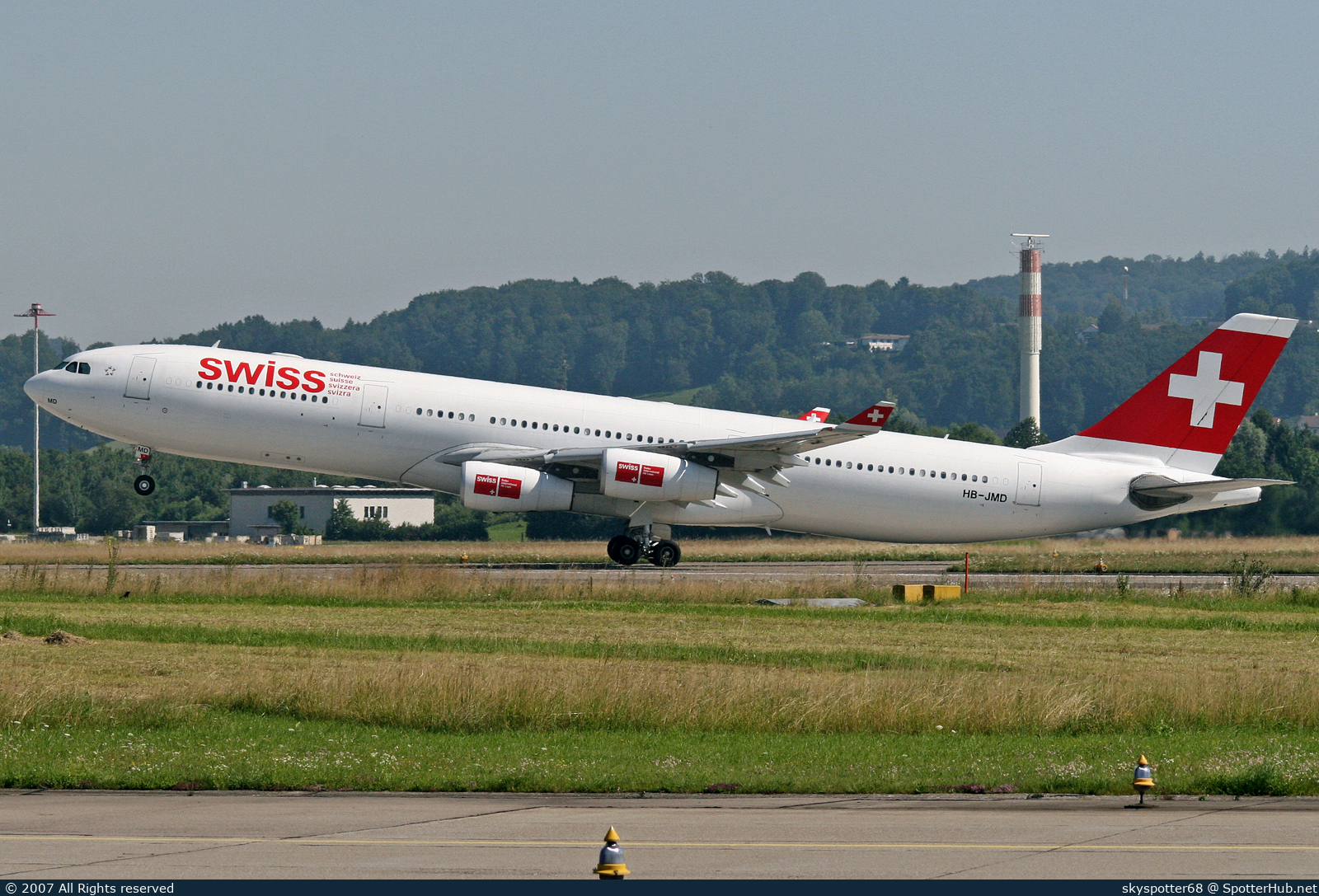 Photo of HB-JMD - Airbus A340-313 operated by Swiss International Air Lines