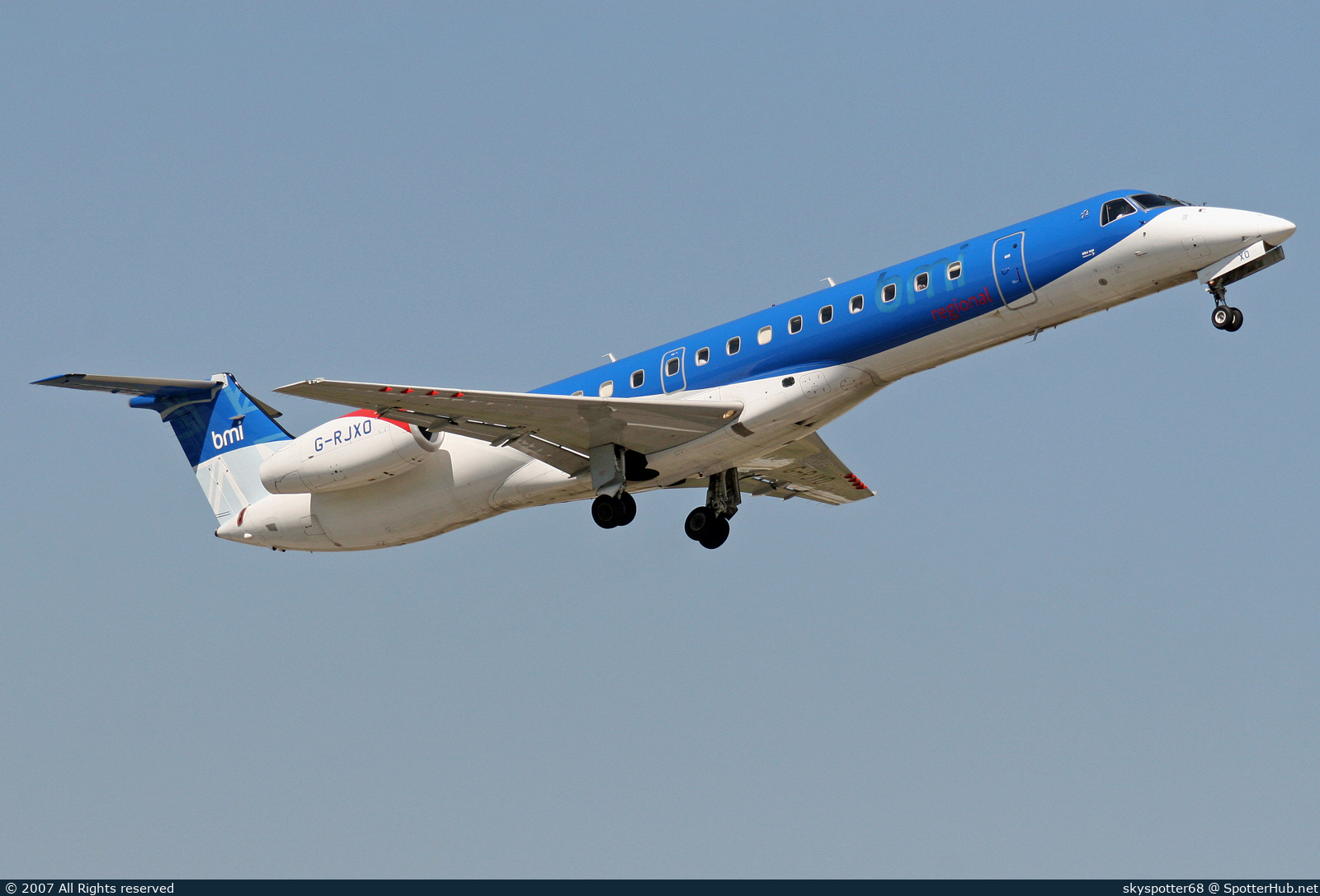 Photo of G-RJXO - Embraer ERJ-145MP operated by bmi Regional