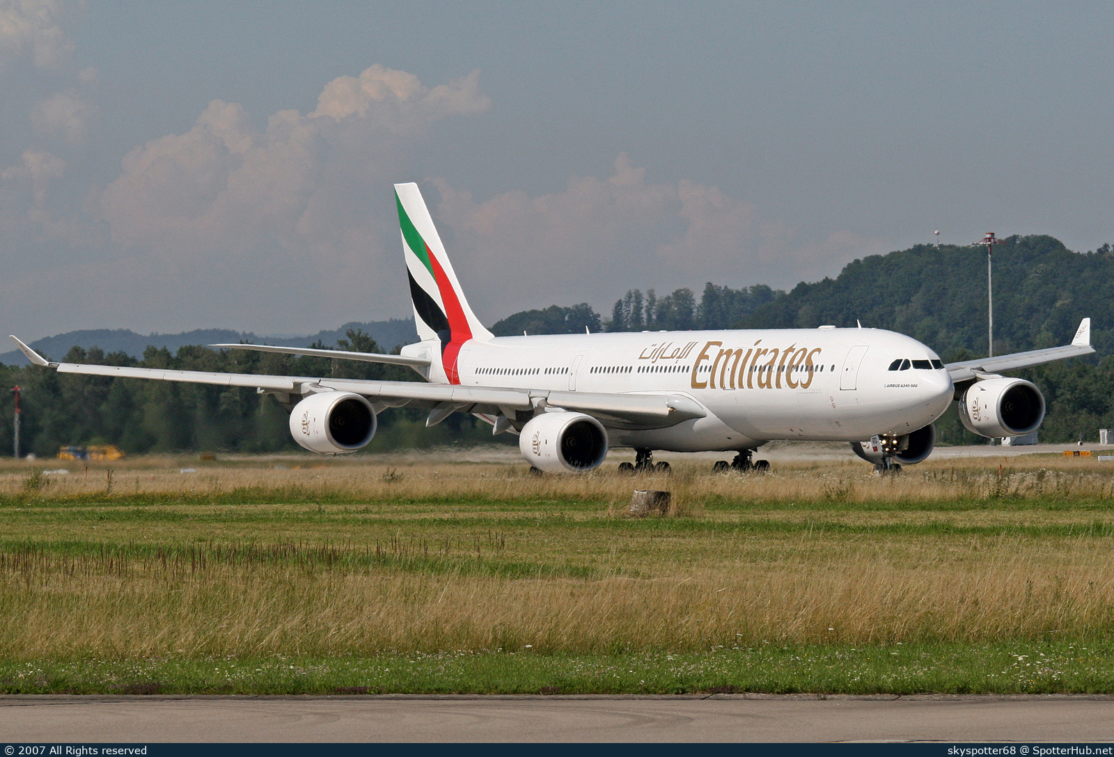 Photo of A6-ERD - Airbus A340-541 operated by Emirates