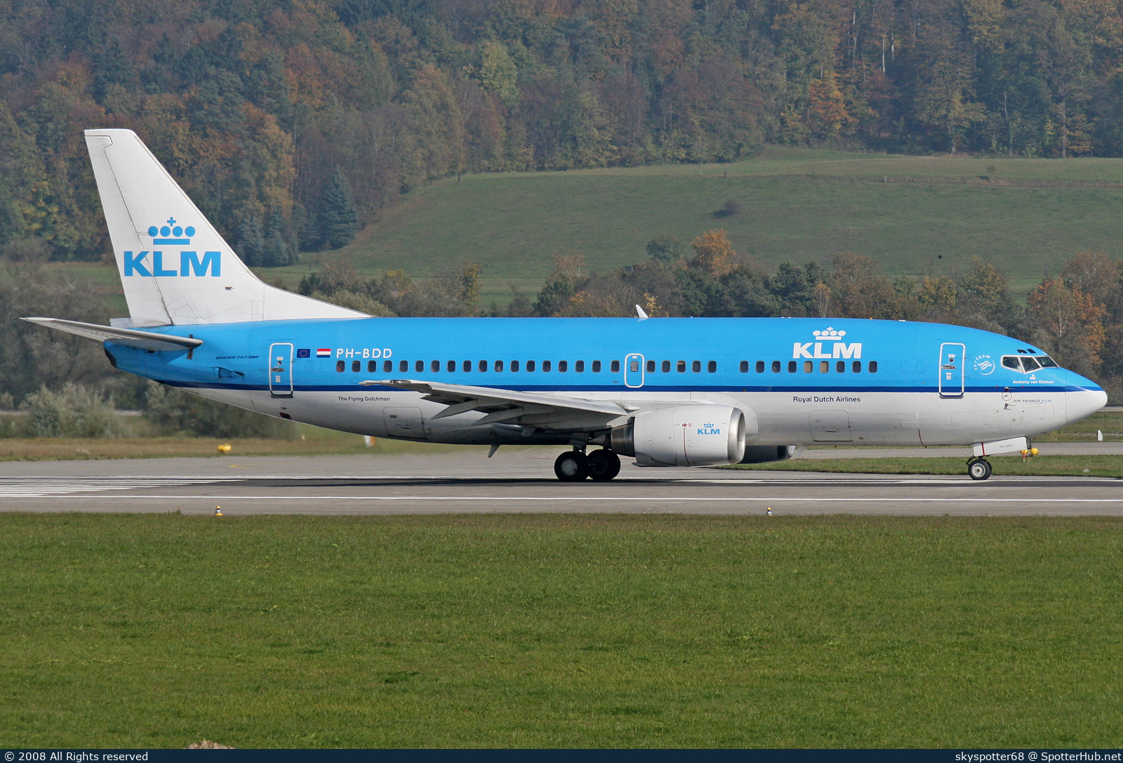 Photo of PH-BDD - Boeing 737-306 operated by KLM Royal Dutch Airlines