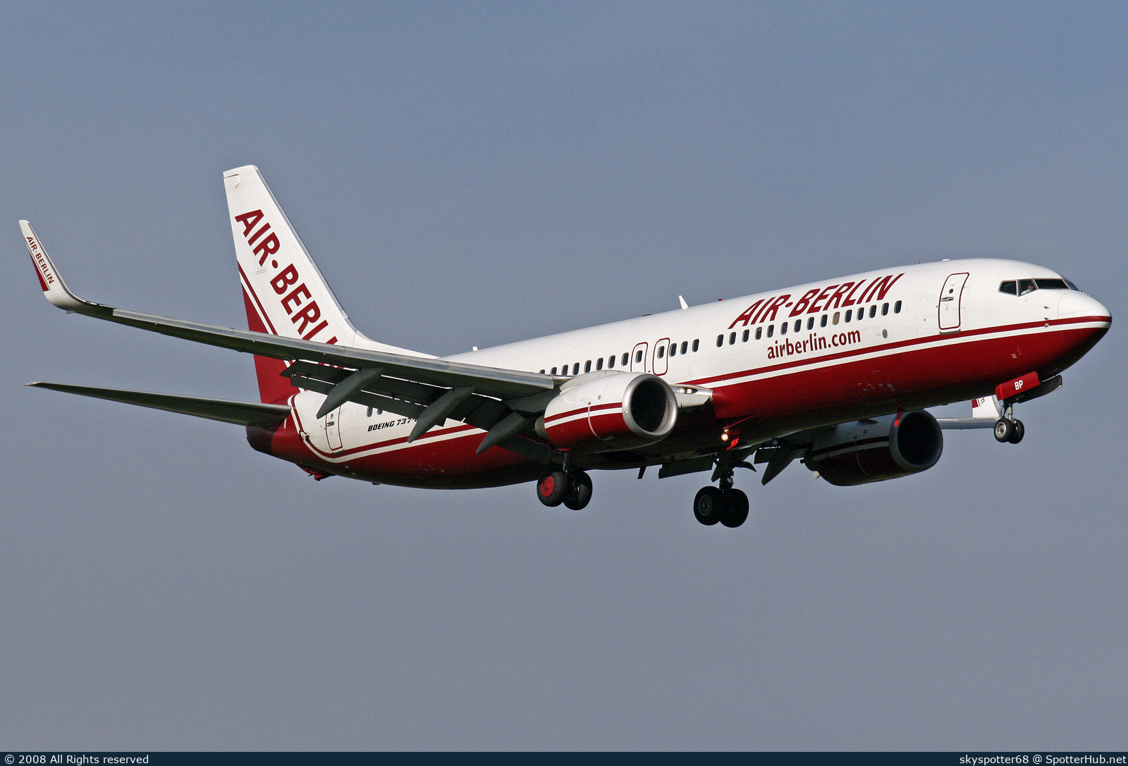 Photo of D-ABBP - Boeing 737-86J operated by Air Berlin