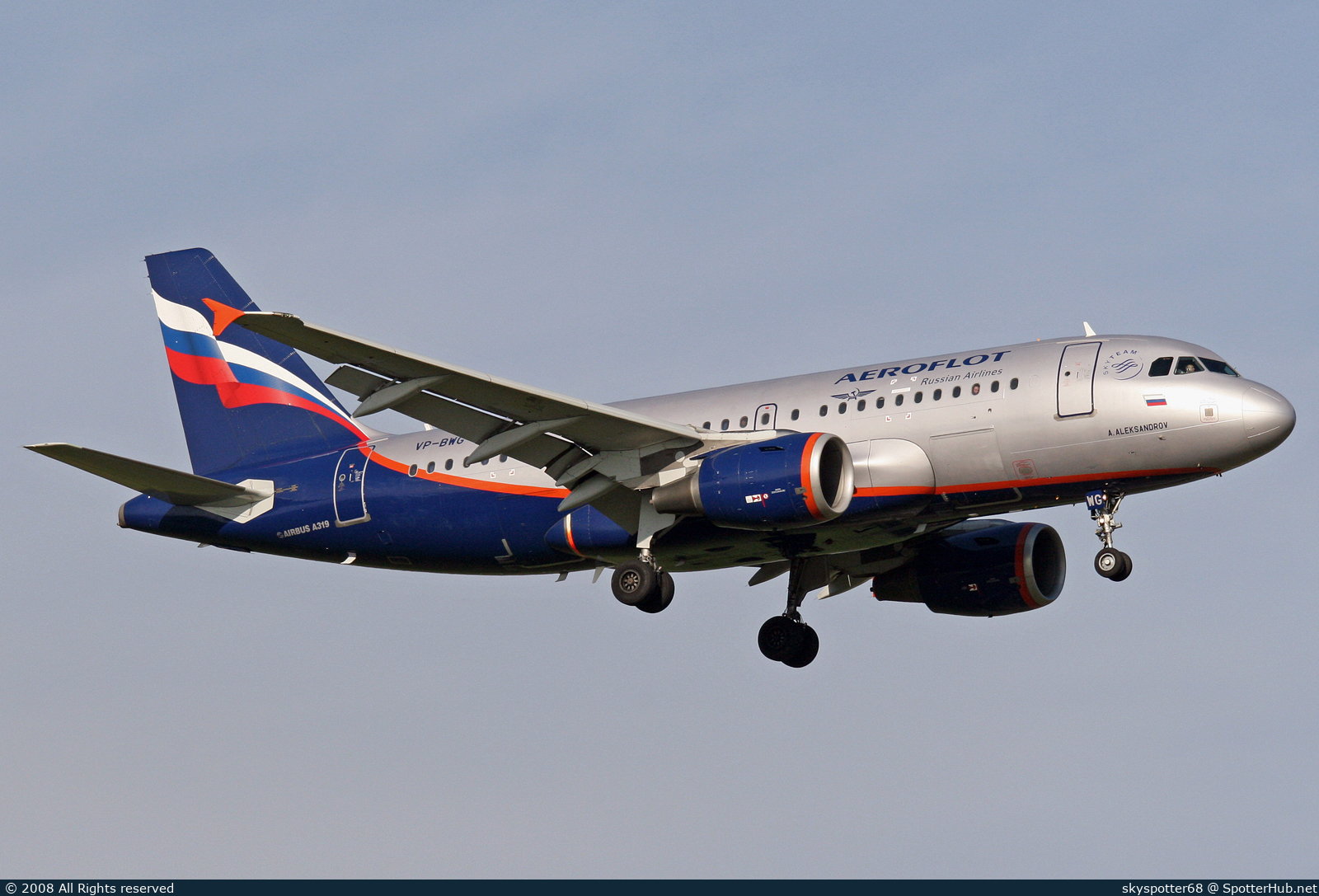 Photo of VP-BWG - Airbus A319-111 operated by Aeroflot