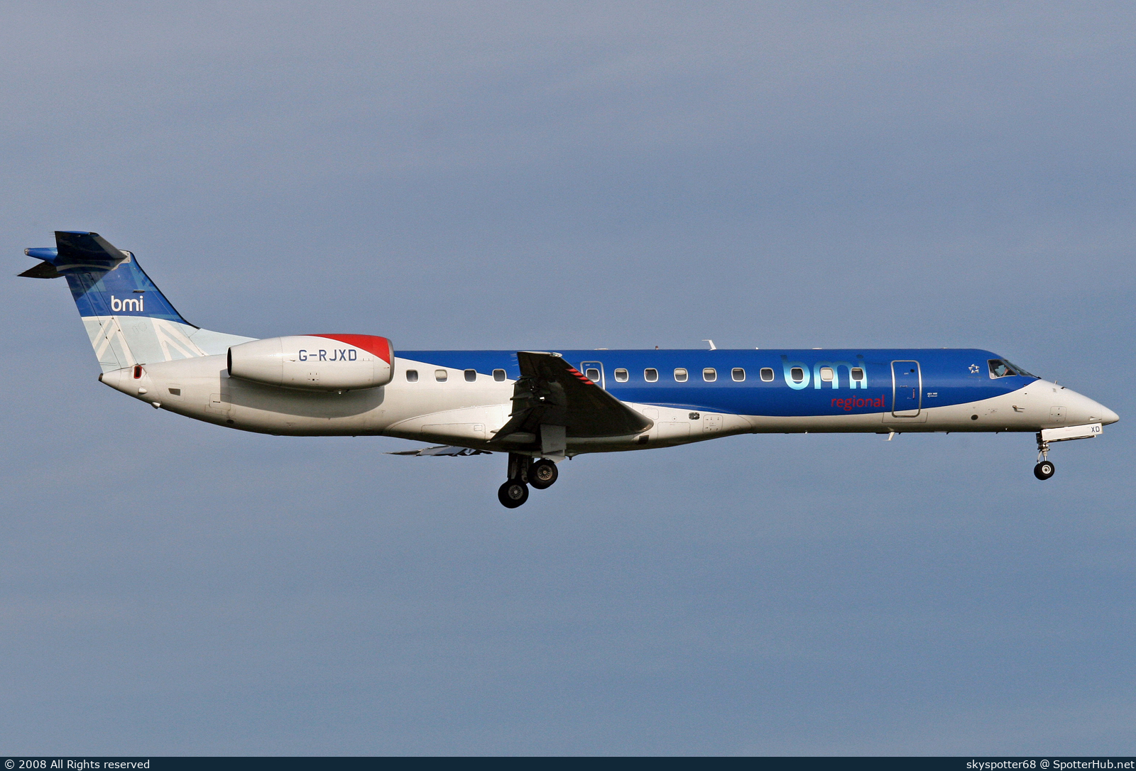 Photo of G-RJXD - Embraer ERJ-145EP operated by bmi Regional