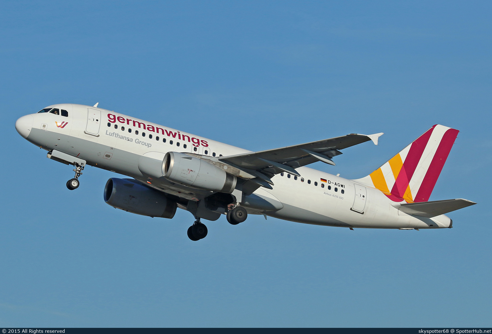 Photo of D-AGWI - Airbus A319-132 operated by Germanwings