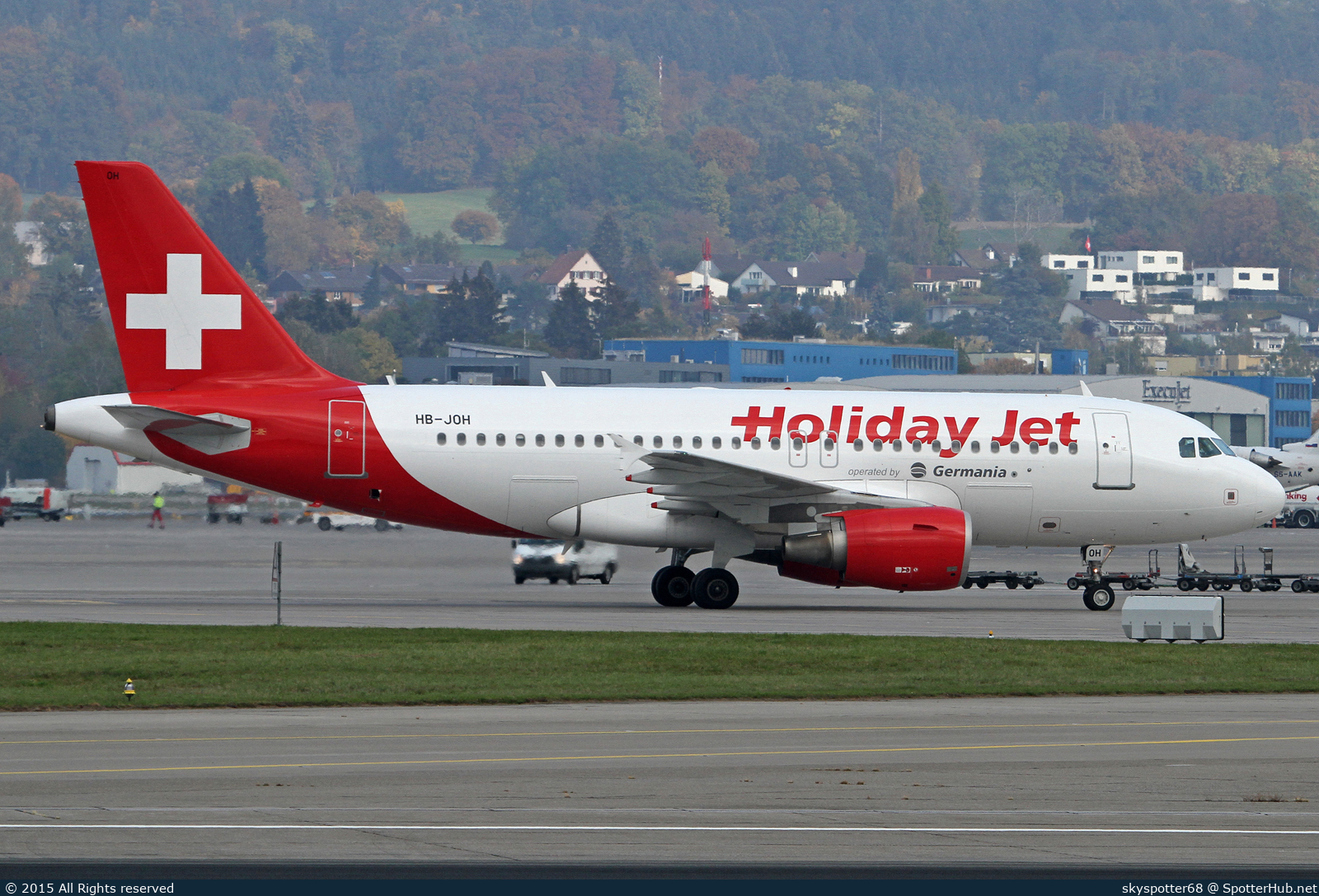 Photo of HB-JOH - Airbus A319-112 operated by Holiday Jet (opb Germania Flug)