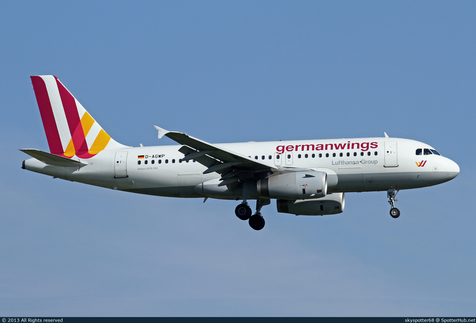 Photo of D-AGWP - Airbus A319-132 operated by Germanwings