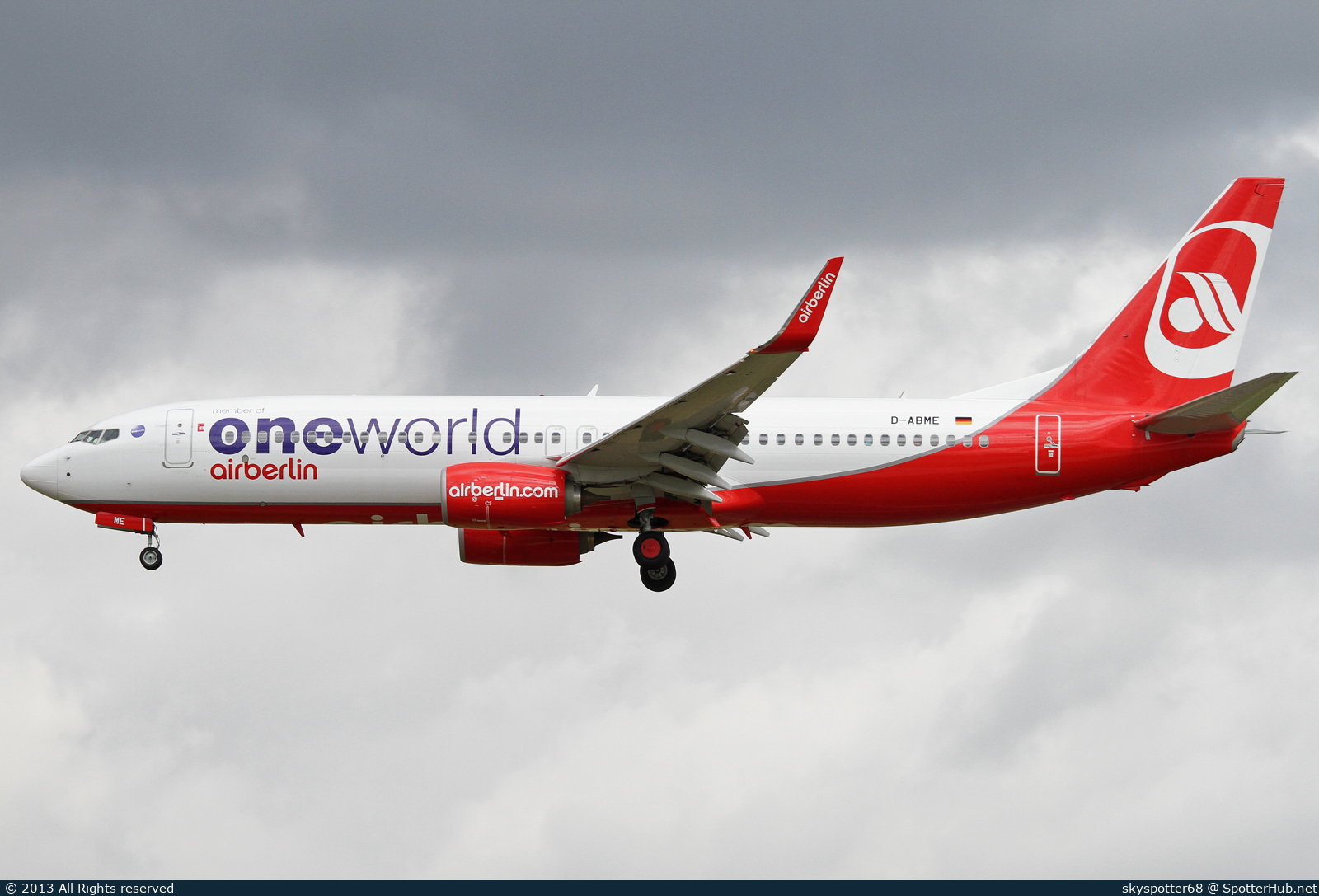 Photo of D-ABME - Boeing 737-86J operated by Air Berlin