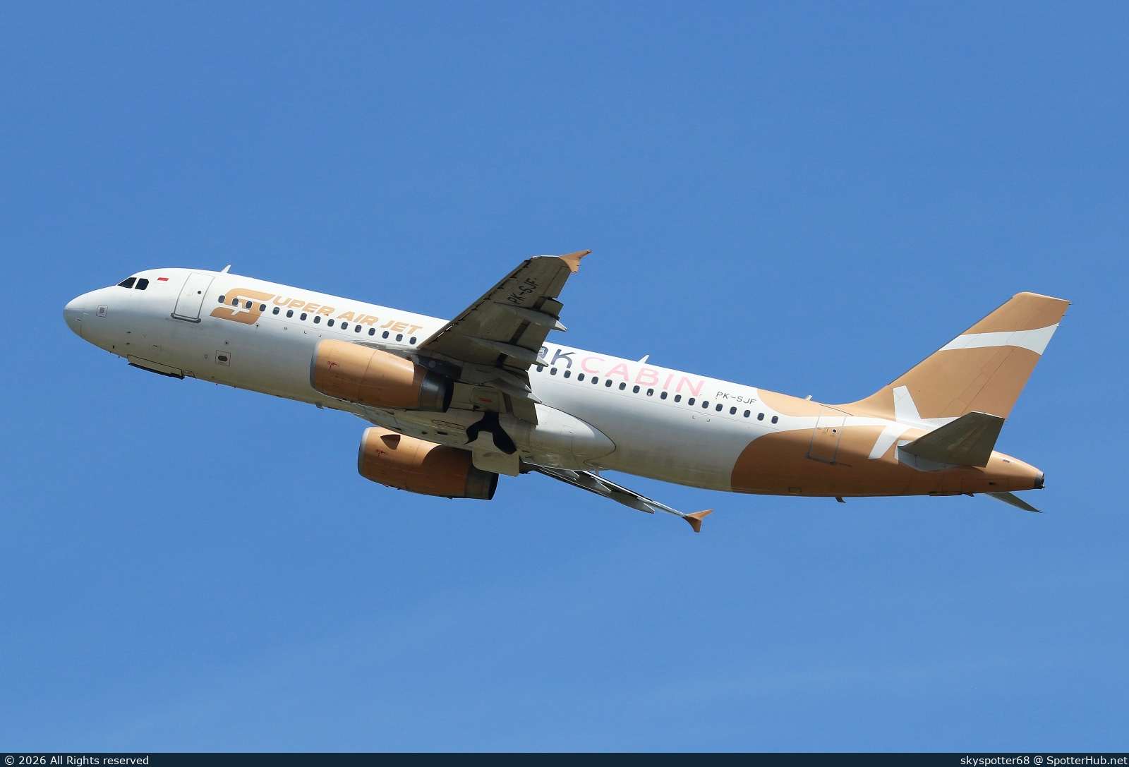 Photo of PK-SJF - Airbus A320-232 operated by Super Air Jet