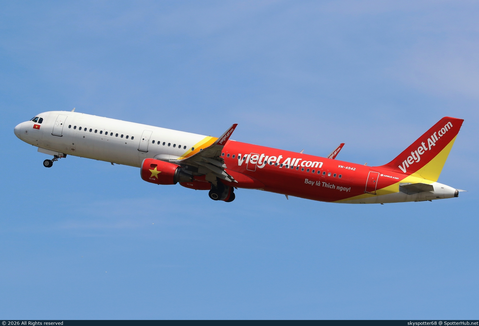 Photo of VN-A542 - Airbus A321-211 operated by VietJet Air