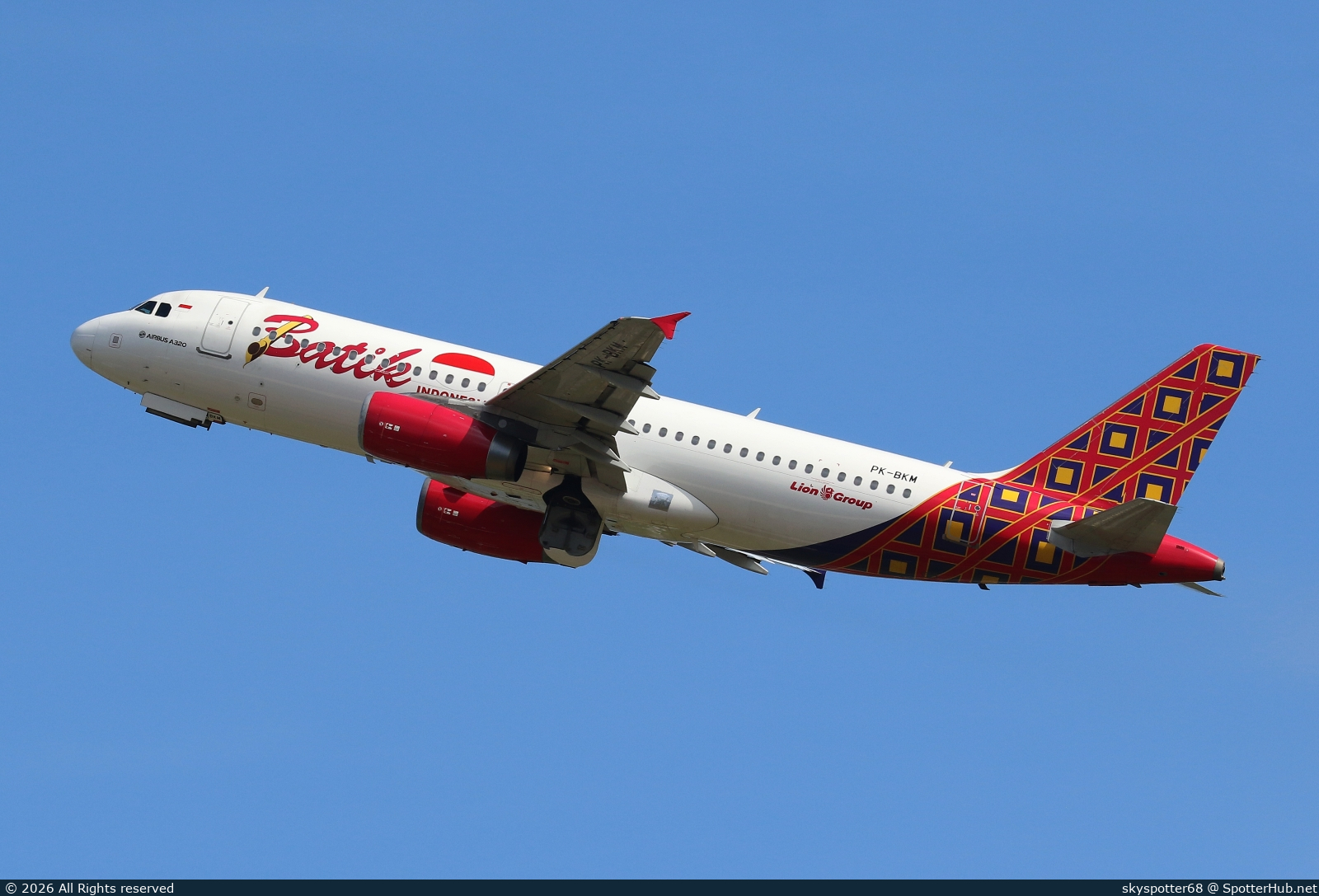 Photo of PK-BKM - Airbus A320-232 operated by Batik Air