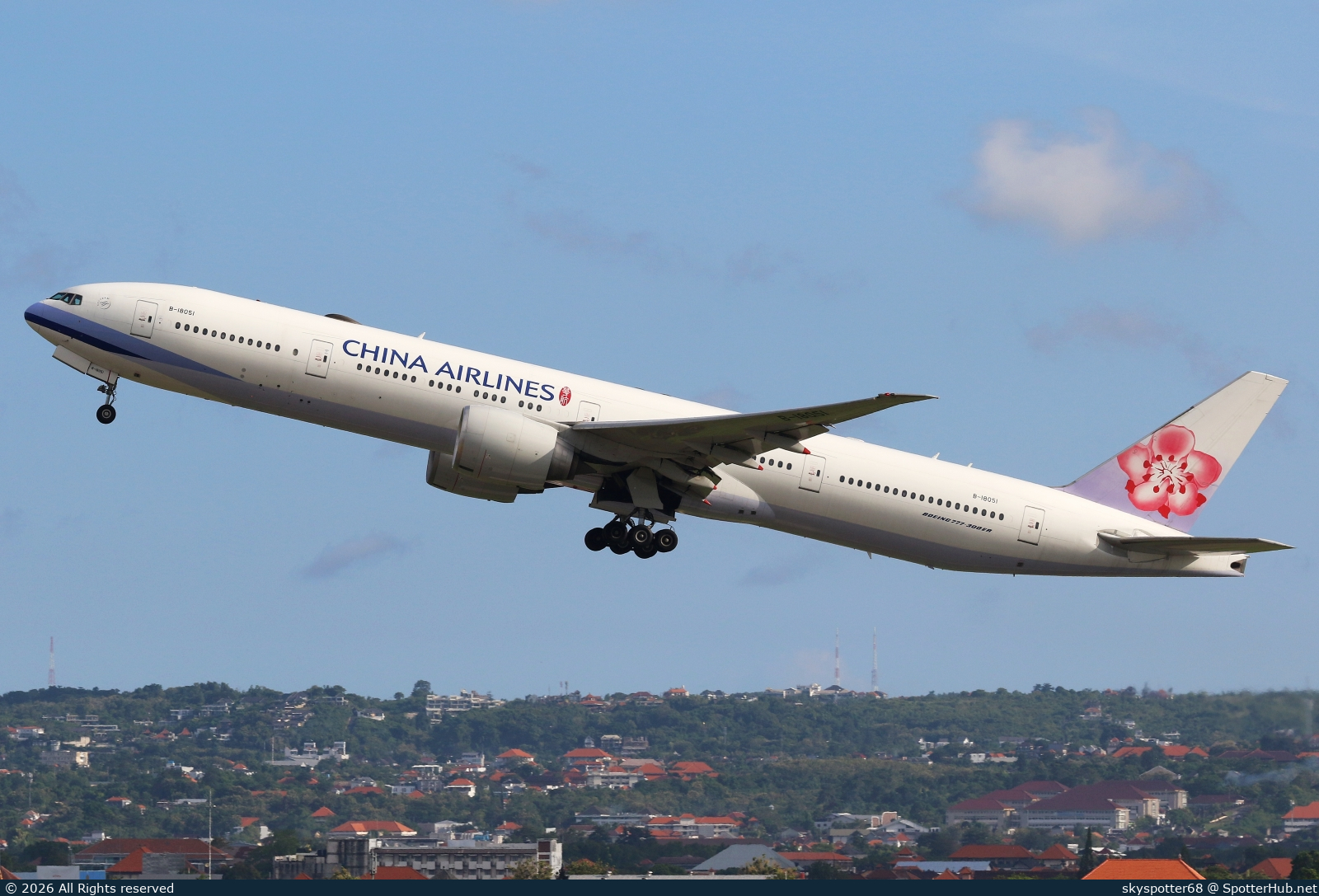 Photo of B-18051 - Boeing 777-36N(ER) operated by China Airlines
