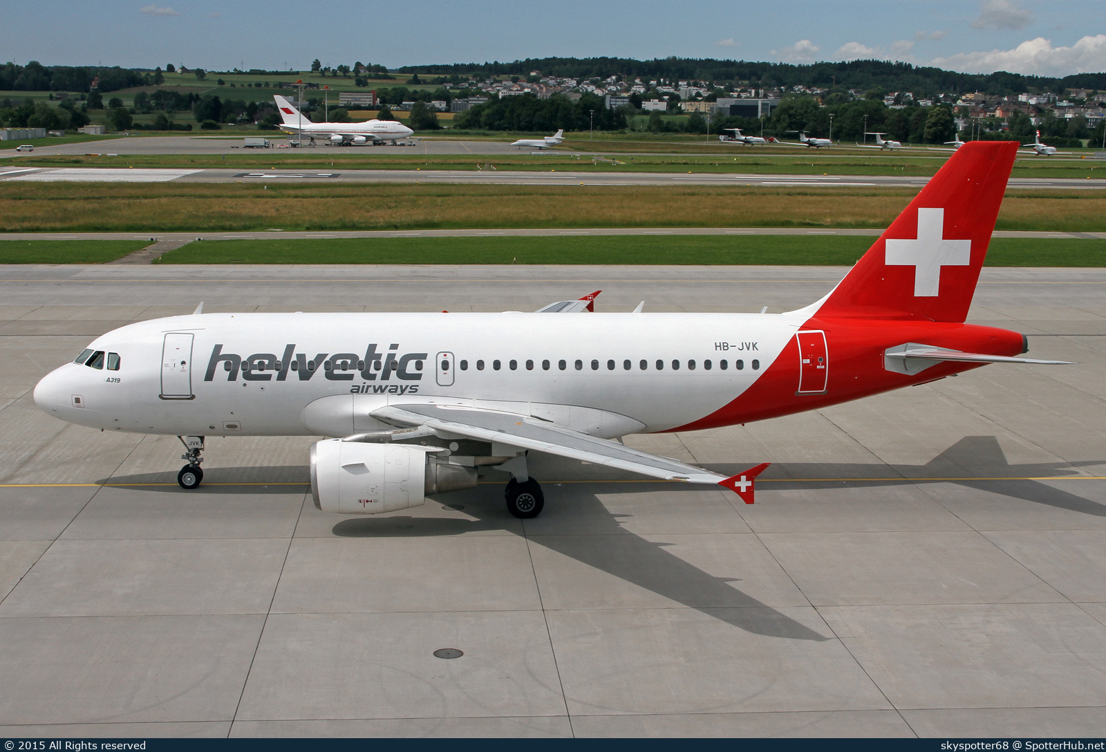 Photo of HB-JVK - Airbus A319-112 operated by Helvetic Airways